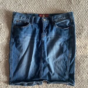 Lucky Brand Jean Skirt Size 10